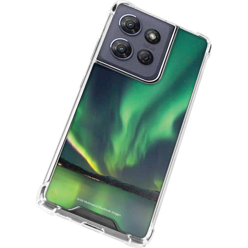 StockTrek Aurora Borealis Over Tjeldsundet in Norway Moto G Play 5G (2025) Clear Case